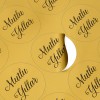 Mutlu Yıllar Gold Sticker